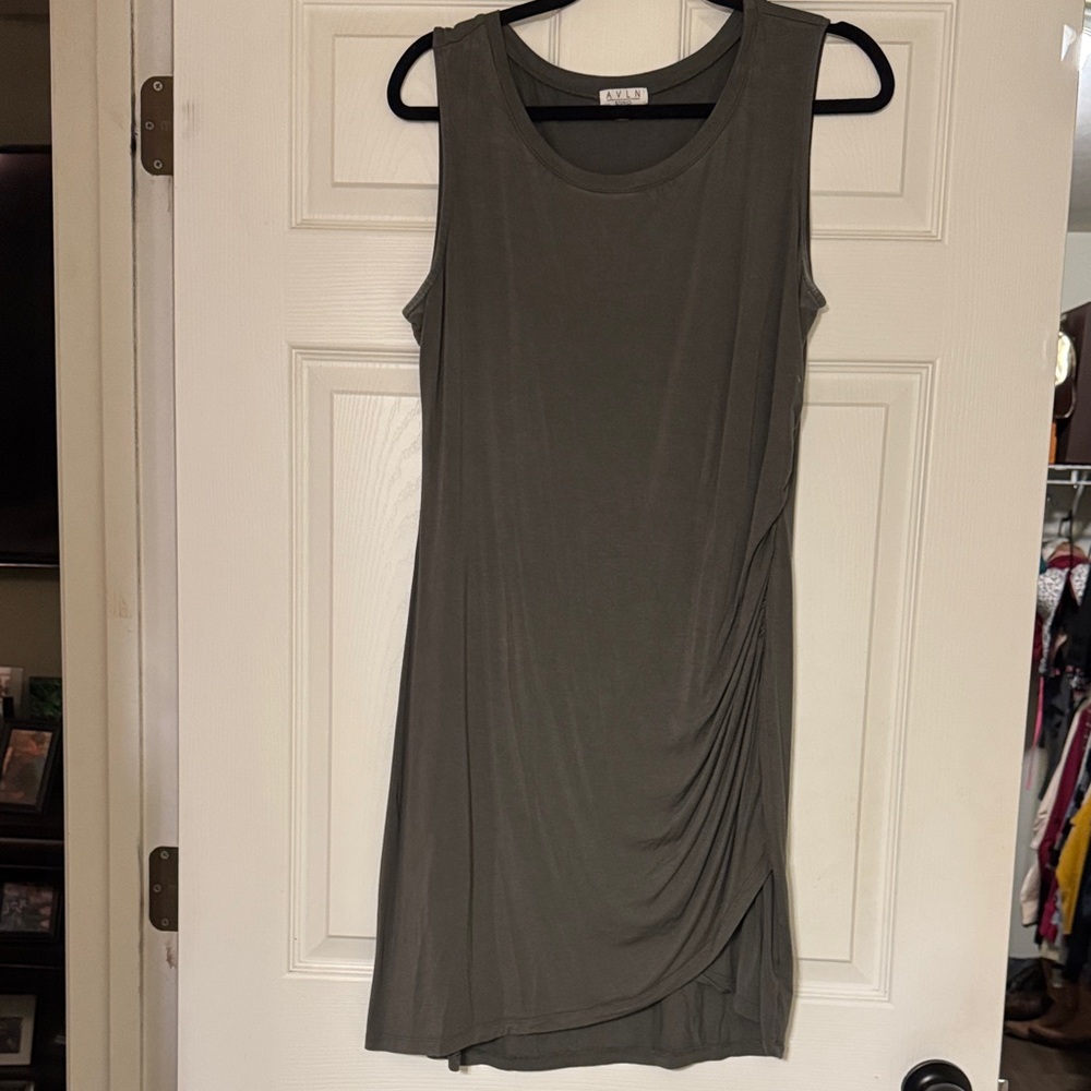 A.L.C. Asymmetrical Khaki Dress